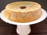 Black Glutinous Rice Chiffon Cake