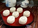 Chia Seed Black Sesame Snowskin Mooncake ~ 2014