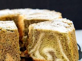 Chocolate and Matcha Chiffon Cake ~ 巧克力抹茶戚风蛋糕