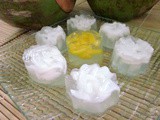 Coconut konnyaku jelly