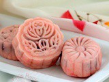 Cranberry Snowskin Mooncake ~ 蔓越莓冰皮月饼 ~ 2016