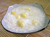 Ginkgo nut porridge ~ congee