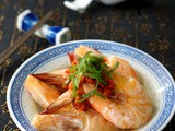 Herbal Drunken Prawns ~ 药材醉虾