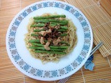 Long beans chicken noodles