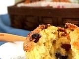 Mixed Choc Craisin Muffins