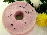 Purple sweet potato chiffon cake