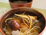 Snow fungus with ginseng soup