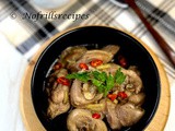 Steamed Chicken with Shrimp or Prawn Paste ~ 虾酱蒸鸡