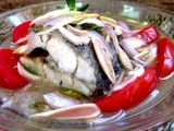 Three Tastes Steamed Fish