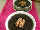 Walnut Sesame sweet soup ~ Hup Toh Chee Ma Wu