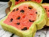 Watermelon Look-a-Like Raisin Bread  西瓜面包