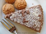 Tortino carruba, mele e amaretti