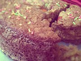 My Version of Basic No-oven Eggless Cake. Slightly spiced. Nutty. Crusty yet moist