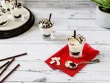 Crema mousse di yogurt al cocco e cioccolato