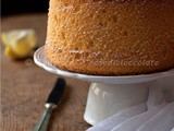 Lemon chiffon cake…e al diavolo la sveglia