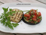 Antipasto van gegrilde aubergine