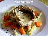 Ossobuco met koolrabi en mosterdsaus
