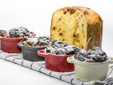 Panettone en Eggnog broodpudding