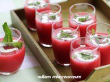 Pittige Gazpacho van Pruimen