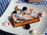 Teatime cake van braambes en appel met braambesmallows