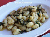 Verse gnocchi met bruine boter en salie