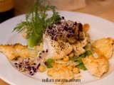 Visfilets met duo van venkel en croutons