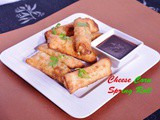 Cheese Corn Spring Roll- a perfect party appetizer