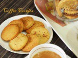 Coffee Cookies Eggless / How to make coffee cookies