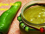 Home made Green Chili Sauce