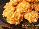 No Bake Corn flake Caramel Cookies