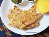 Onion Paratha /Pyaaz Ka Missa Paratha- Healthy summer breakfast