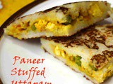 Paneer Stuffed Uttapam