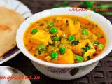 Restaurant Style Matar Paneer