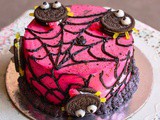 Spooky Spider On The Cobweb Cake