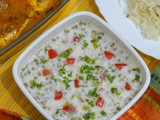 Sprouted Moong Bean Raita/ Moong Sprout Raita