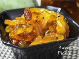 Sweet Mango Pickle/ aam ki meethi achari