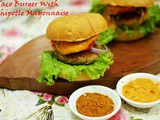 Taco Vegan Burger With Chipotle Mayonnaise