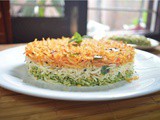 Tiranga Pulao Recipe/ Tricolor Pulao