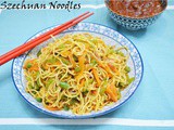 Veg Szechuan Noodles Recipe