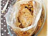 Arrosto nel Saccoccio con funghi speck e patate