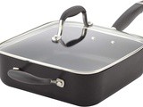 ~Anolon Advanced Hard-Anodized Nonstick 4-Quart Covered Square Sauté