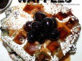 ~Blueberry Sour Cream Waffles
