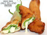 ~Cheesy Fried Chile Relleno Poppers