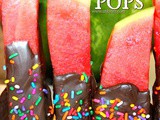 ~Chocolate Watermelon Pops