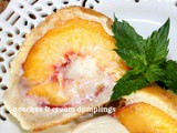 ~Peaches & Cream Dumplings