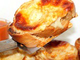 ~Spaghetti stuffed Garlic Bread