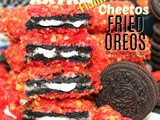 ~xxtra Flamin’ Hot Cheetos Fried oreos