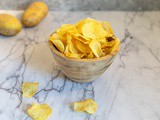 Air fryer potato chips - extra crunchy chips