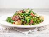 Baby potato and grilled zucchini salad
