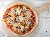 Barbecue chicken pizza